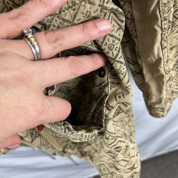 Khujo Brown Casual Cotton Vintage Inspired Jacket Women's Size XL - Picture 7 of 16